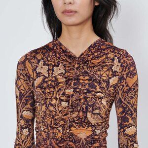 ULLA JOHNSON Eileen Top in Celestial Print Size S